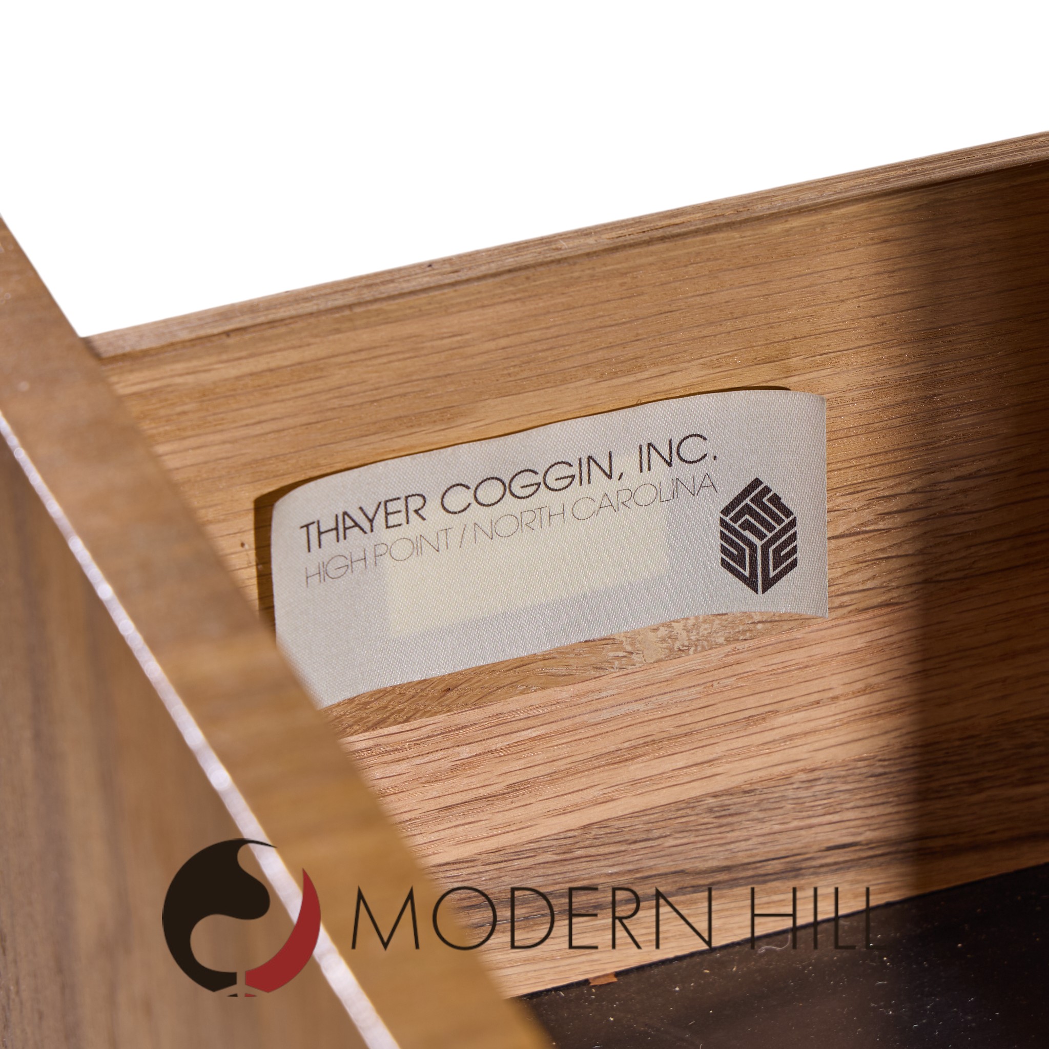 Milo Baughman for Thayer Coggin Mid Century Rosewood and Brass Armoire