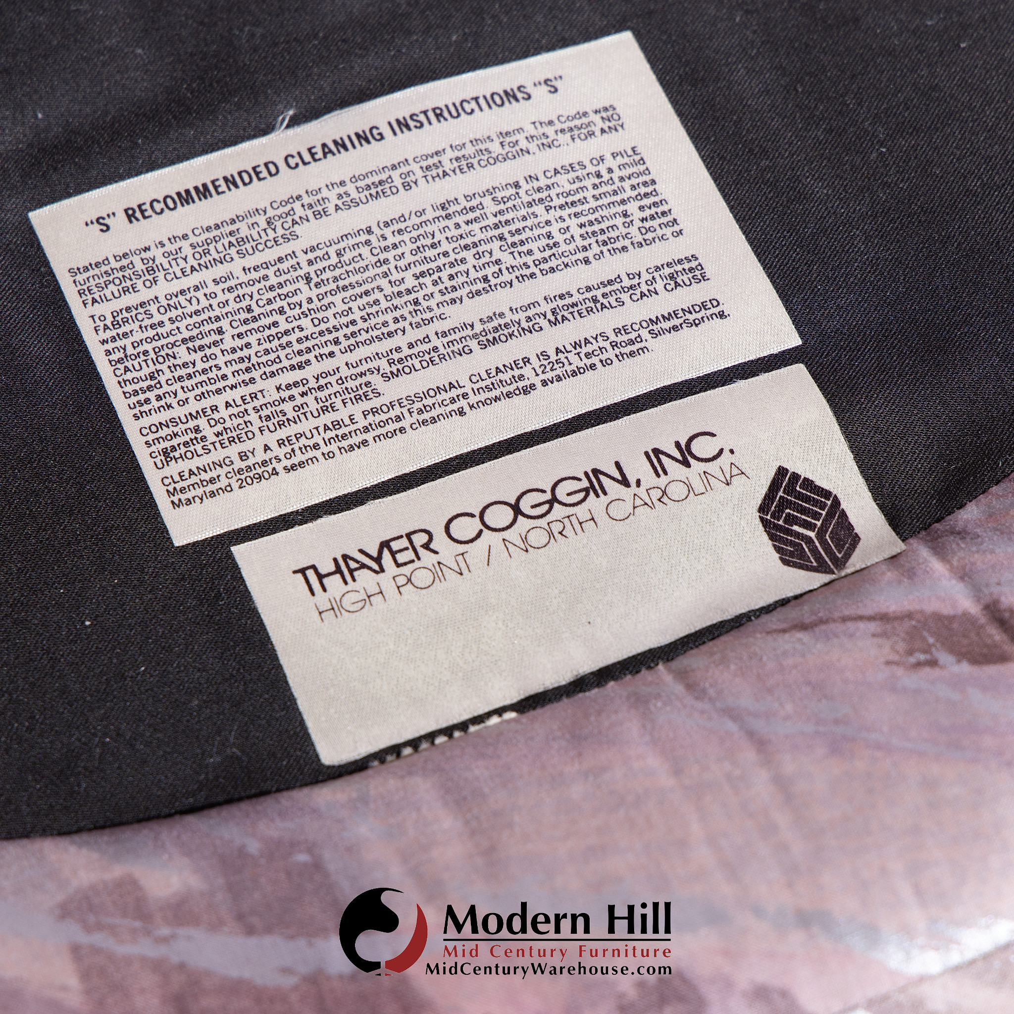 Milo Baughman for Thayer Coggin Mid Century Swivel Tilt Lounge Chairs - Pair