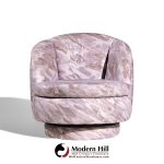 Milo Baughman for Thayer Coggin Mid Century Swivel Tilt Lounge Chairs - Pair