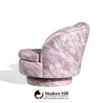 Milo Baughman for Thayer Coggin Mid Century Swivel Tilt Lounge Chairs - Pair