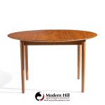 Moreddi Style Mid Century Danish Teak Expanding Dining Table with 1 Leaf