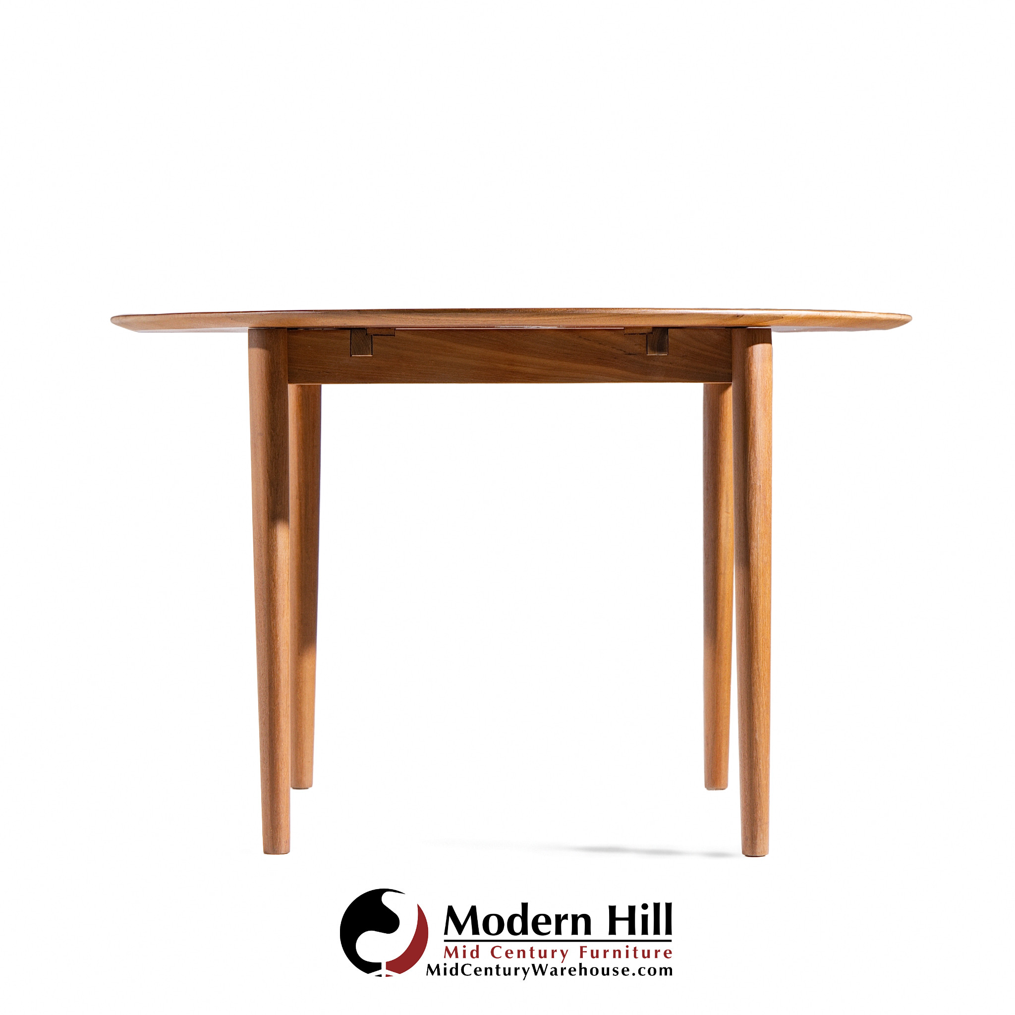 Moreddi Style Mid Century Danish Teak Expanding Dining Table with 1 Leaf