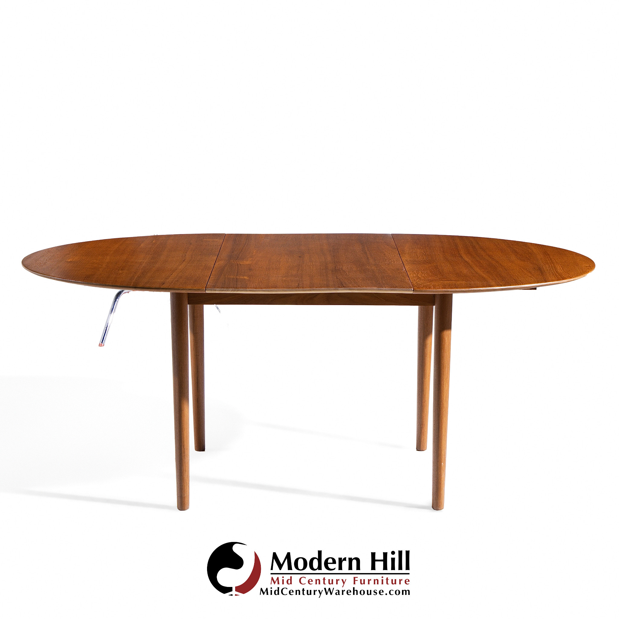 Moreddi Style Mid Century Danish Teak Expanding Dining Table with 1 Leaf