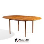 Moreddi Style Mid Century Danish Teak Expanding Dining Table with 1 Leaf