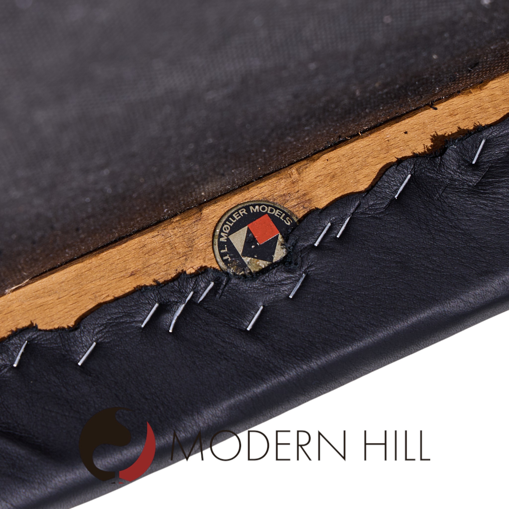 Niels Moller Model 62 Mid Century Danish Teak Captains Chairs - Pair