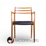 Niels Moller Model 62 Mid Century Danish Teak Captains Chairs - Pair | Mid Century Modern Furniture - Mid Century Furniture Chicago Niels Moller Model 62 Mid Century Danish Teak Captains Chairs - Pair
