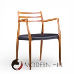 Niels Moller Model 62 Mid Century Danish Teak Captains Chairs - Pair | Mid Century Modern Furniture - Mid Century Furniture Chicago Niels Moller Model 62 Mid Century Danish Teak Captains Chairs - Pair