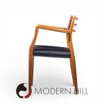Niels Moller Model 62 Mid Century Danish Teak Captains Chairs - Pair | Mid Century Modern Furniture - Mid Century Furniture Chicago Niels Moller Model 62 Mid Century Danish Teak Captains Chairs - Pair