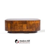 Paul Evans for Directional Mid Century Patchwork Burlwood Coffee Table