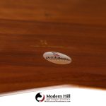 Peter Hvidt for France and Son Mid Century Danish Teak and Rattan Corner Table | Mid Century Modern Furniture - Mid Century Furniture Chicago Peter Hvidt for France and Son Mid Century Danish Teak and Rattan Corner Table