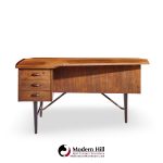 Peter Lovig Nielsen Mid Century Danish Rosewood Boomerang Desk | Mid Century Modern Furniture - Mid Century Furniture Chicago Peter Lovig Nielsen Mid Century Danish Rosewood Boomerang Desk