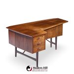 Peter Lovig Nielsen Mid Century Danish Rosewood Boomerang Desk | Mid Century Modern Furniture - Mid Century Furniture Chicago Peter Lovig Nielsen Mid Century Danish Rosewood Boomerang Desk