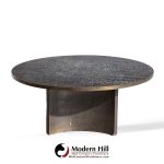 Philip and Kelvin Laverne Mid Century Eternal Forest Bronze Coffee Table