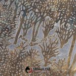 Philip and Kelvin Laverne Mid Century Eternal Forest Bronze Coffee Table