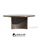 Philip and Kelvin Laverne Mid Century Eternal Forest Bronze Coffee Table