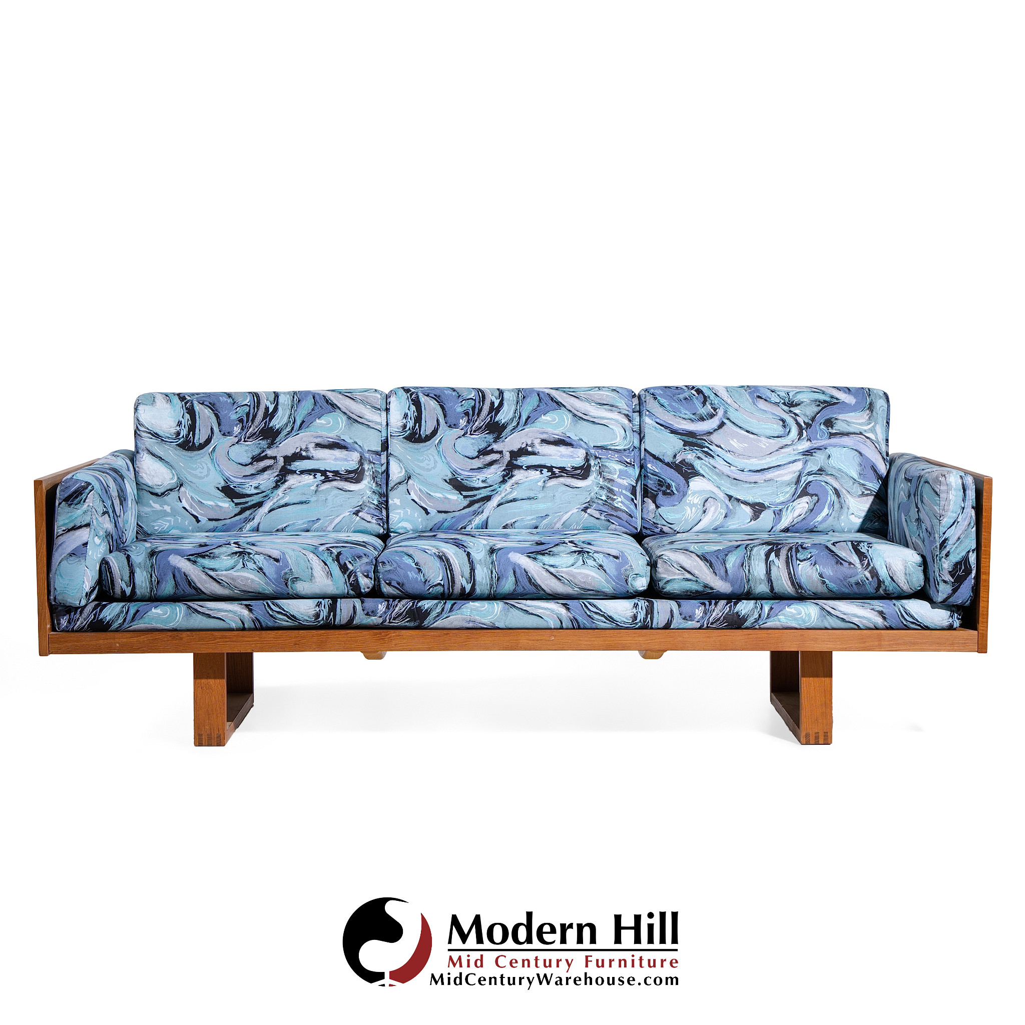 Poul Cadovious for France & Son Mid Century Danish Teak Governor Sofa