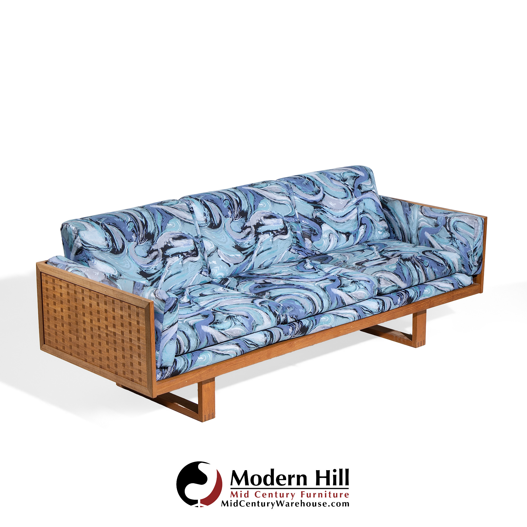 Poul Cadovious for France & Son Mid Century Danish Teak Governor Sofa