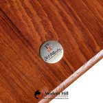 Peter Hvidt and Orla Mølgaard Nielsen for France and Son Fd 516 Mid Century Teak Cane and Brass Coffee Table