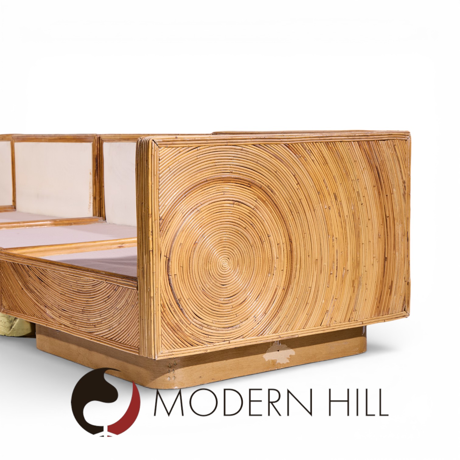 Adrian Pearsall for Comfort Designs Modular Pencil Reed Mid Century Sectional Sofa