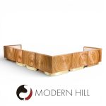 Adrian Pearsall for Comfort Designs Modular Pencil Reed Mid Century Sectional Sofa