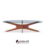 Adrian Pearsall for Craft Associates Mid Century Walnut Jacks Coffee Table