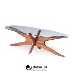 Adrian Pearsall for Craft Associates Mid Century Walnut Jacks Coffee Table