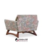 Adrian Pearsall for Craft Associates Mid Century Walnut Lounge Chair