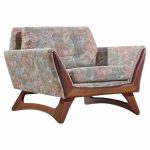 Adrian Pearsall for Craft Associates Mid Century Walnut Lounge Chair