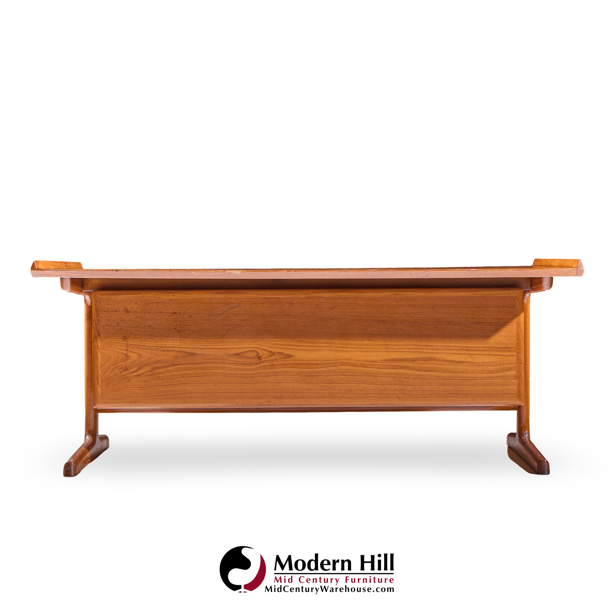 Arne Vodder for Hp Hansen Mid Century Danish Teak Executive Desk