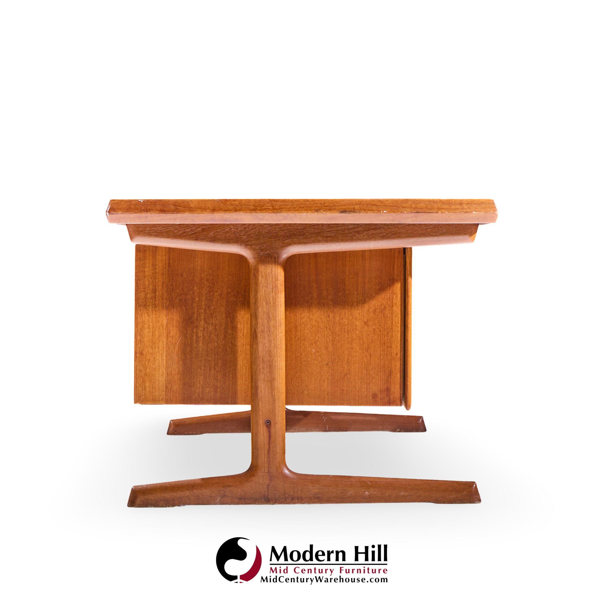 Arne Vodder for Hp Hansen Mid Century Danish Teak Executive Desk