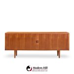 Arne Vodder for Sibast Model 37 Mid Century Danish Teak Tambour Door Sideboard Credenza | Mid Century Modern Furniture - Mid Century Furniture Chicago Arne Vodder for Sibast Model 37 Mid Century Danish Teak Tambour Door Sideboard Credenza