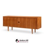 Arne Vodder for Sibast Model 37 Mid Century Danish Teak Tambour Door Sideboard Credenza | Mid Century Modern Furniture - Mid Century Furniture Chicago Arne Vodder for Sibast Model 37 Mid Century Danish Teak Tambour Door Sideboard Credenza