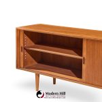 Arne Vodder for Sibast Model 37 Mid Century Danish Teak Tambour Door Sideboard Credenza | Mid Century Modern Furniture - Mid Century Furniture Chicago Arne Vodder for Sibast Model 37 Mid Century Danish Teak Tambour Door Sideboard Credenza
