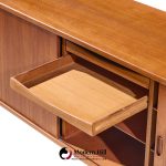 Arne Vodder for Sibast Model 37 Mid Century Danish Teak Tambour Door Sideboard Credenza | Mid Century Modern Furniture - Mid Century Furniture Chicago Arne Vodder for Sibast Model 37 Mid Century Danish Teak Tambour Door Sideboard Credenza