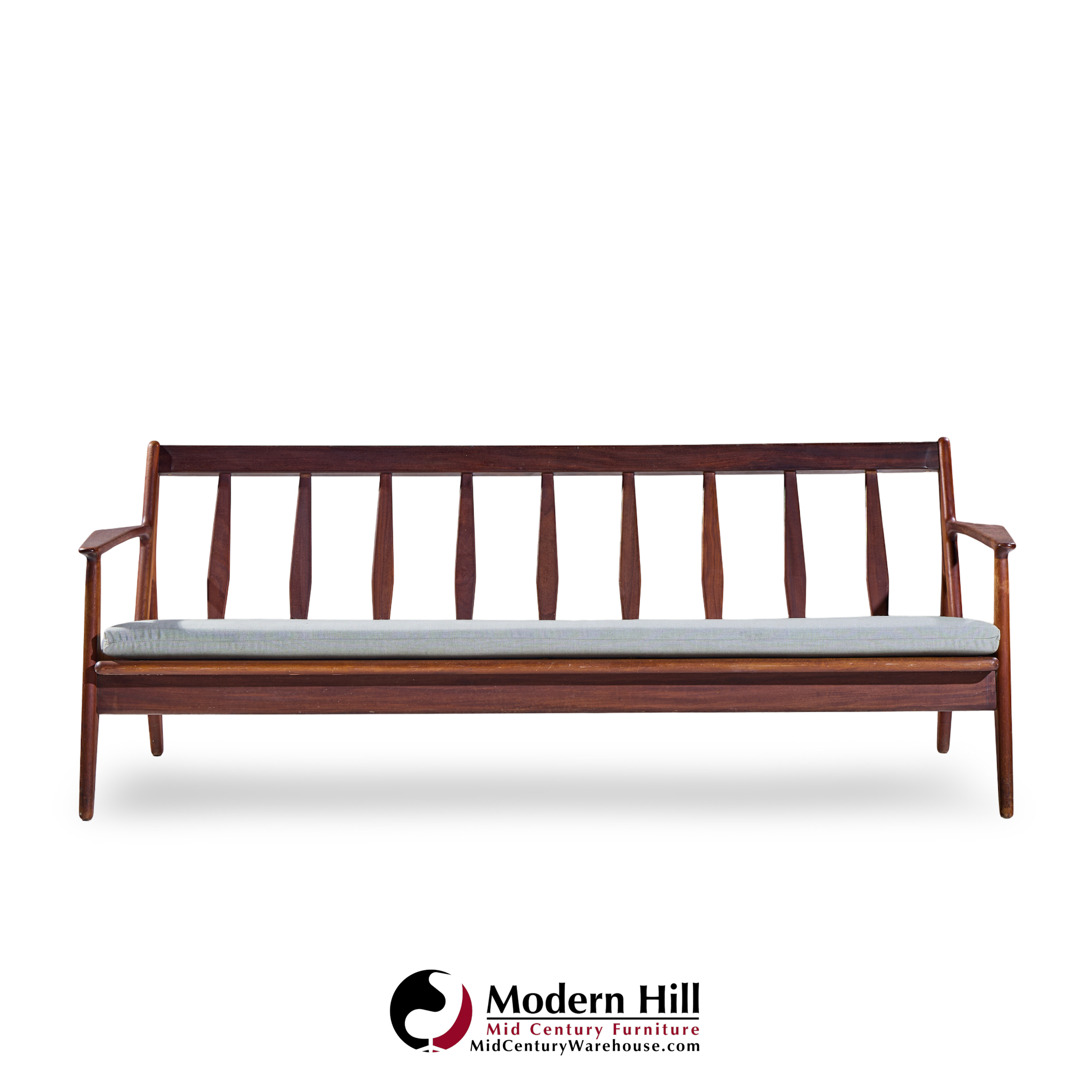 Arne Vodder for Vamo Møbelfabrik Model 6 Mid Century Danish Teak Sofa