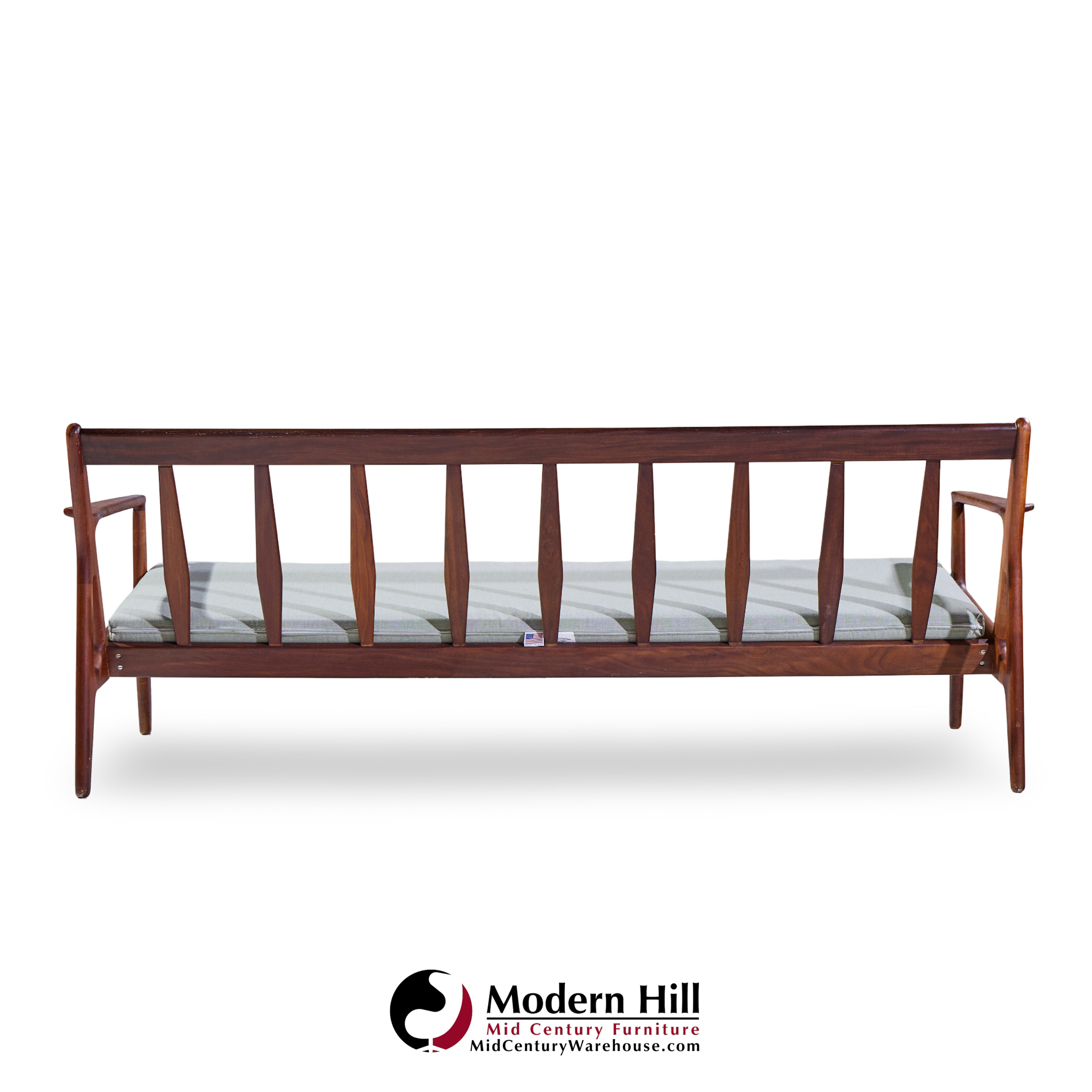 Arne Vodder for Vamo Møbelfabrik Model 6 Mid Century Danish Teak Sofa