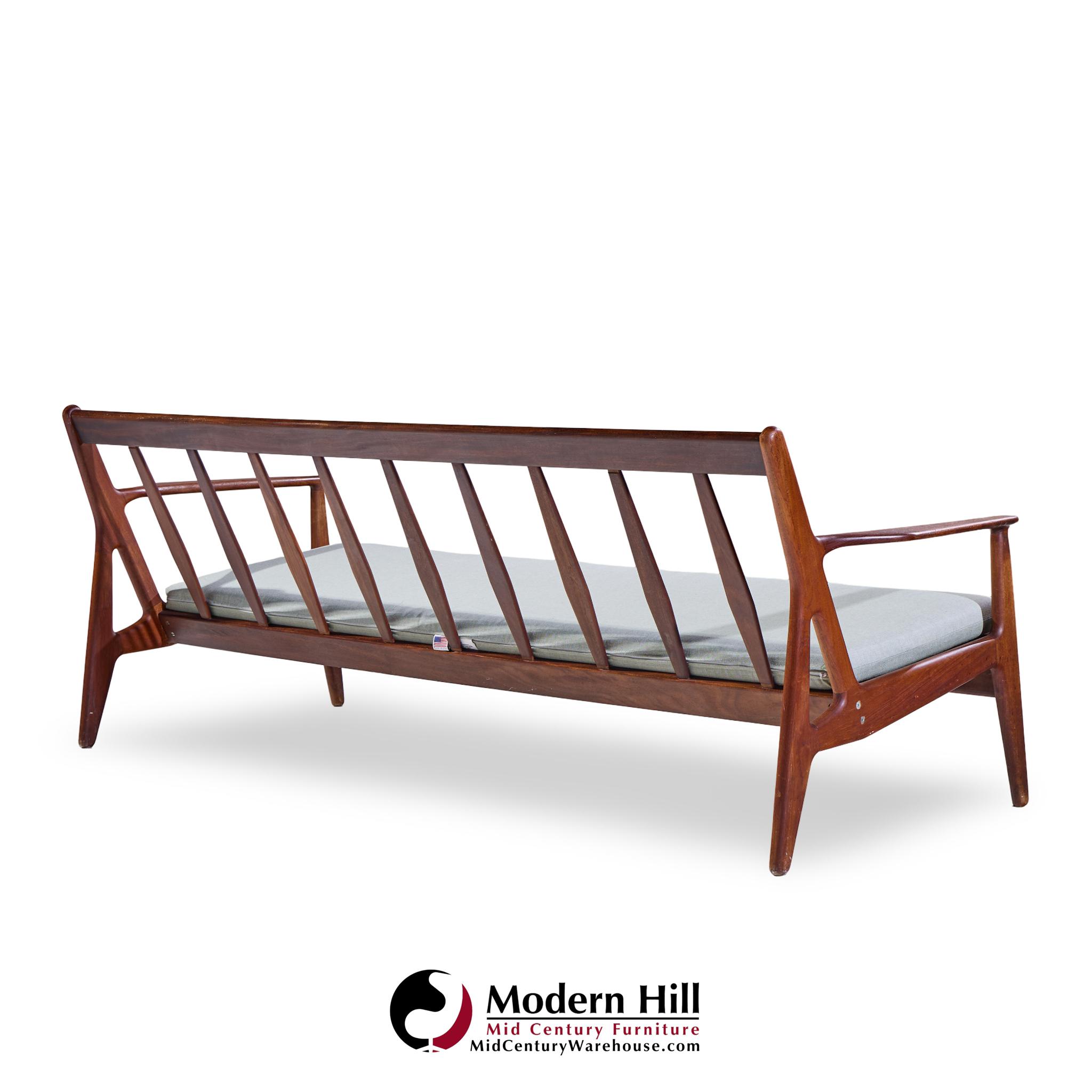 Arne Vodder for Vamo Møbelfabrik Model 6 Mid Century Danish Teak Sofa