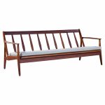 Arne Vodder for Vamo Møbelfabrik Model 6 Mid Century Danish Teak Sofa