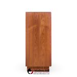 Bernhard Pedersen Mid Century Danish Teak Tambour Armoire Dresser