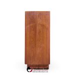 Bernhard Pedersen Mid Century Danish Teak Tambour Armoire Dresser