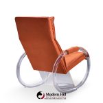 Charles Hollis Jones Mid Century Lucite Rocking Chair