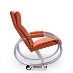 Charles Hollis Jones Mid Century Lucite Rocking Chair