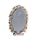 Curtis Jere Brutalist Mid Century Leaf Mirror