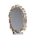 Curtis Jere Brutalist Mid Century Leaf Mirror
