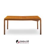 Edward Wormley for Dunbar Mid Century Bleached Mahogany Expanding Dining Table with 2 Leaves