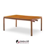 Edward Wormley for Dunbar Mid Century Bleached Mahogany Expanding Dining Table with 2 Leaves