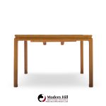 Edward Wormley for Dunbar Mid Century Bleached Mahogany Expanding Dining Table with 2 Leaves