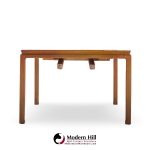 Edward Wormley for Dunbar Mid Century Bleached Mahogany Expanding Dining Table with 2 Leaves