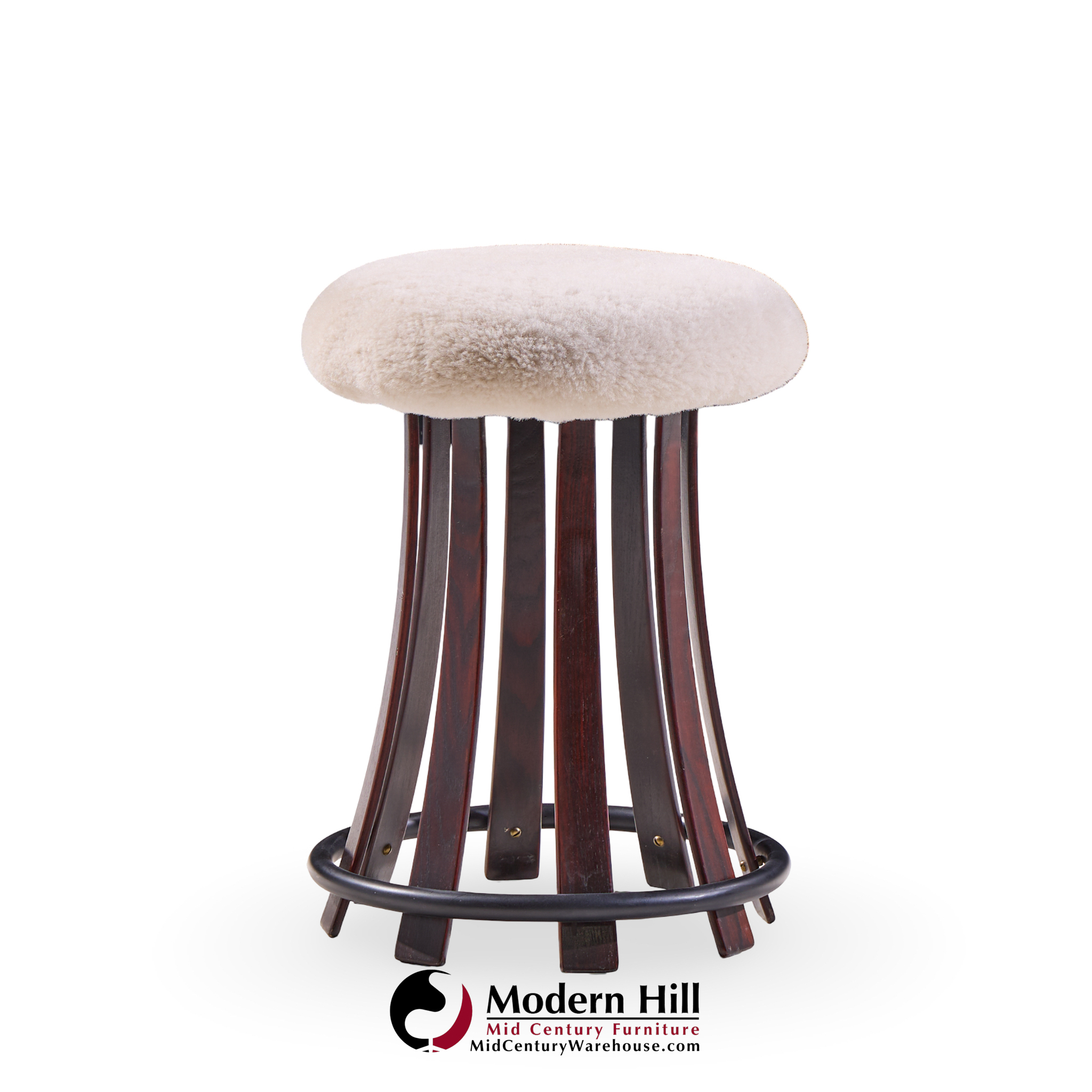 Edward Wormley for Dunbar Mid Century Rosewood Toadstool