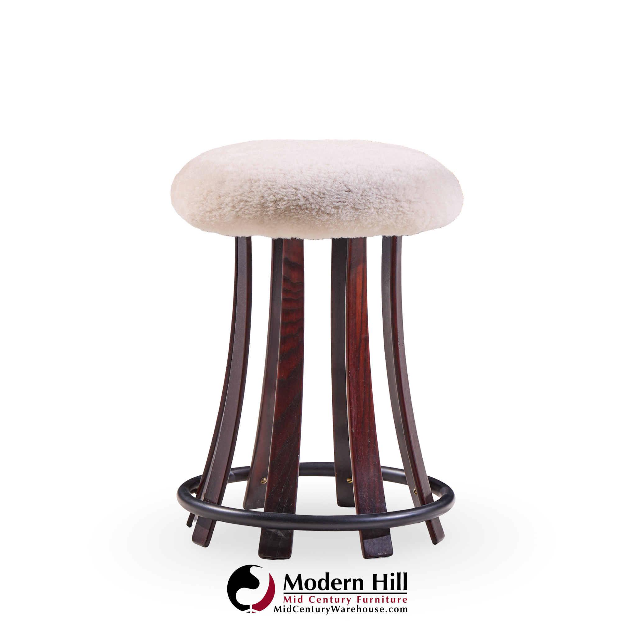 Edward Wormley for Dunbar Mid Century Rosewood Toadstool